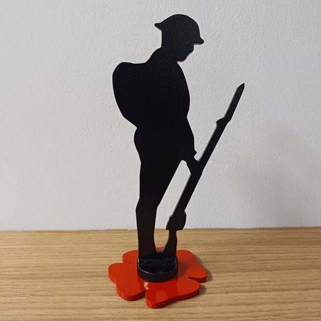 Tommy Soldier & Poppy Statue