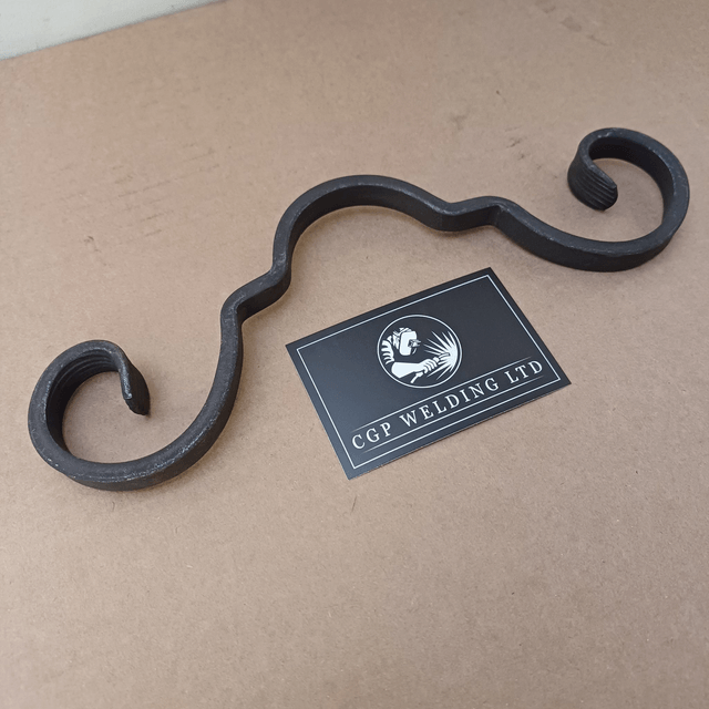 Wrought Iron Abstract Scroll