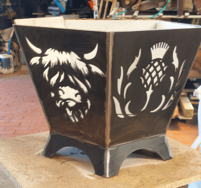 Pentagonal Scotland Firepit