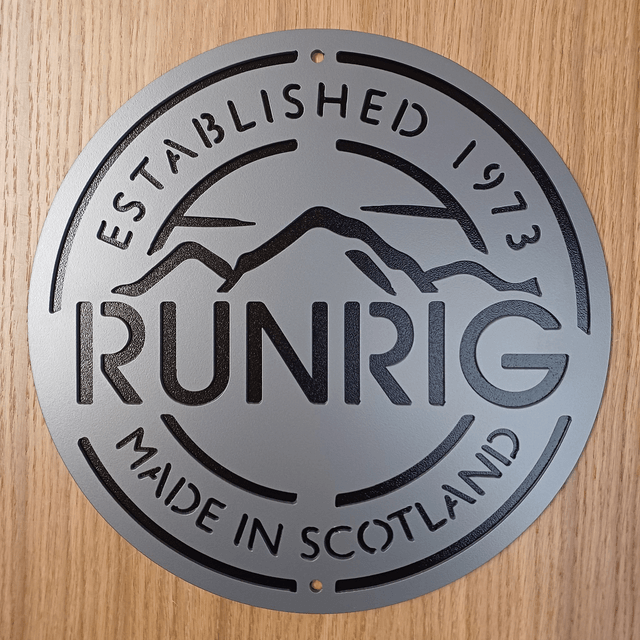 Steel Runrig Plaque