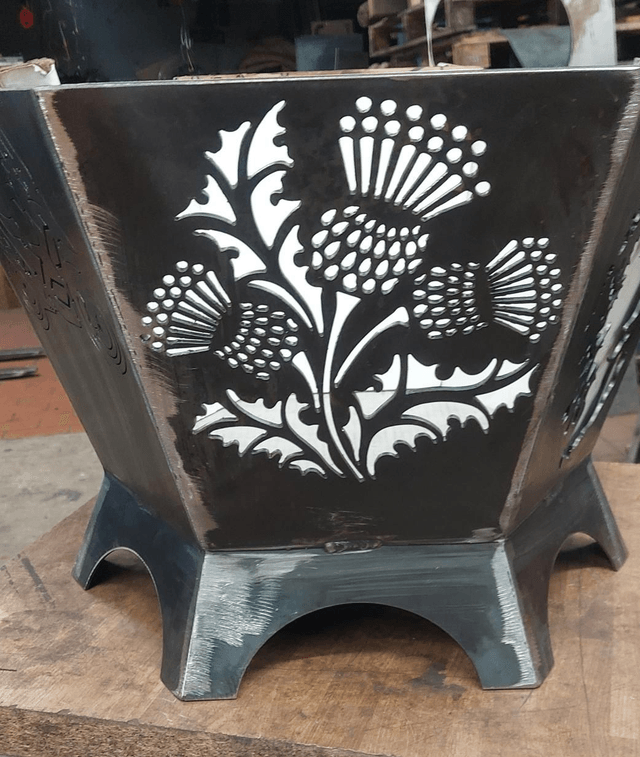 Custom Made Hexagonal Firepits