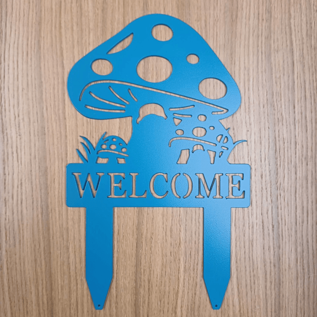 Welcome Mushroom Garden Spike