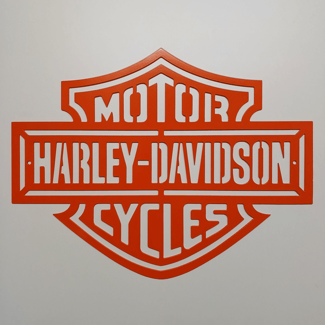 Harley Davidson Plaque