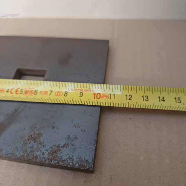 Mild Steel 100 x 100 x 8mm 22mm Hole Square Washer Plate Foundation Bolt Washers