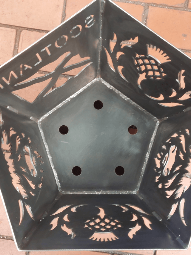 Pentagonal Scotland Firepit