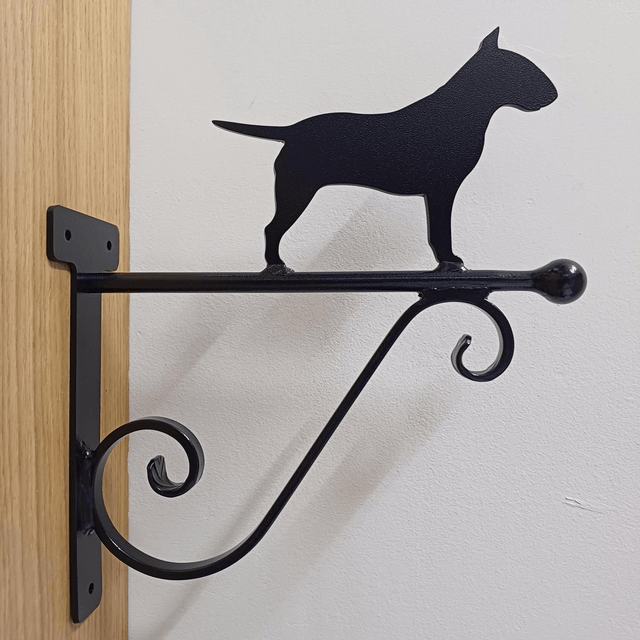 Bull Terrier Hanging Basket Bracket