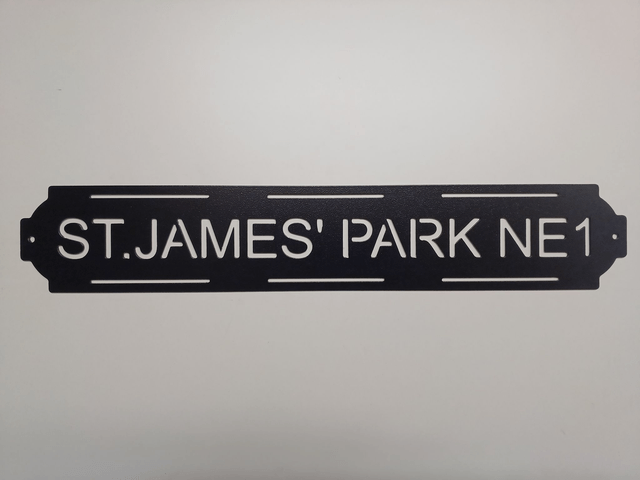 St. James' Park NE1 Sign