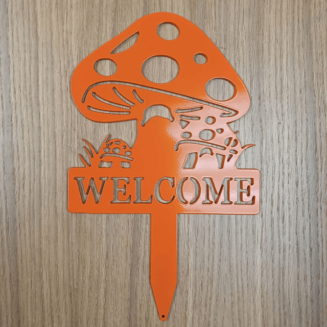 Welcome Mushroom Garden Spike