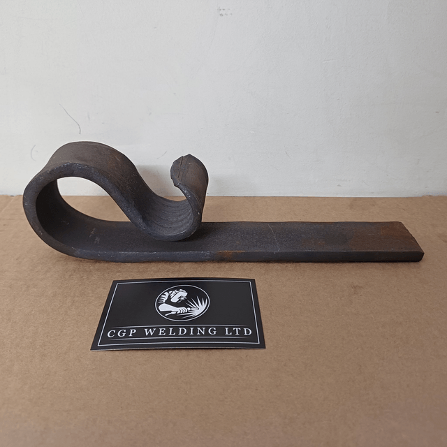 40mm x 8mm Forged Shepherds Crook Plain Bar