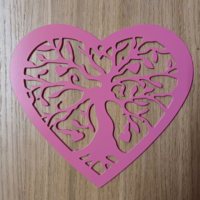 Steel Tree Heart