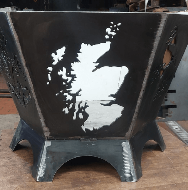 Custom Made Hexagonal Firepits