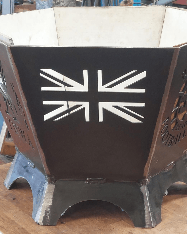 Custom Made Hexagonal Firepits