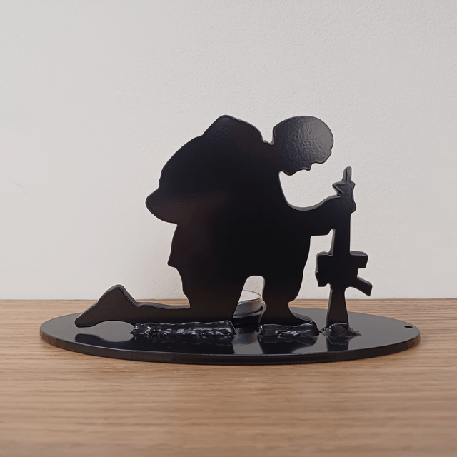 Kneeling Soldier Tealight Holder
