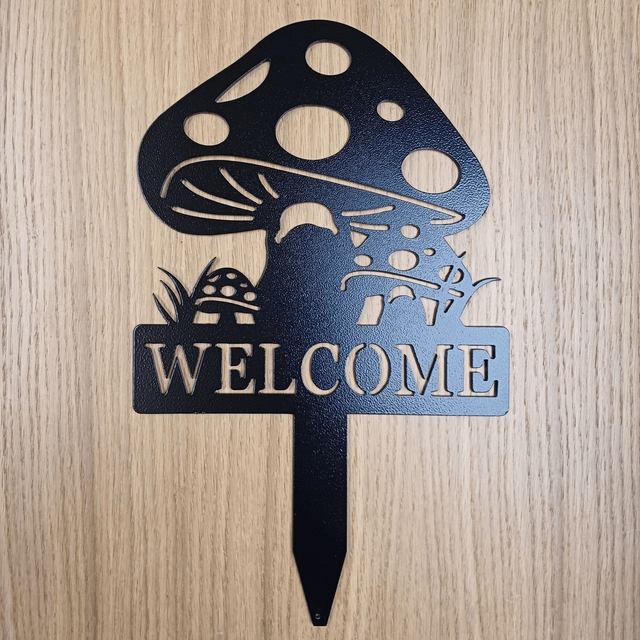 Welcome Mushroom Garden Spike