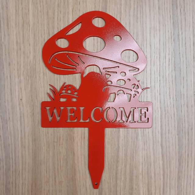 Welcome Mushroom Garden Spike