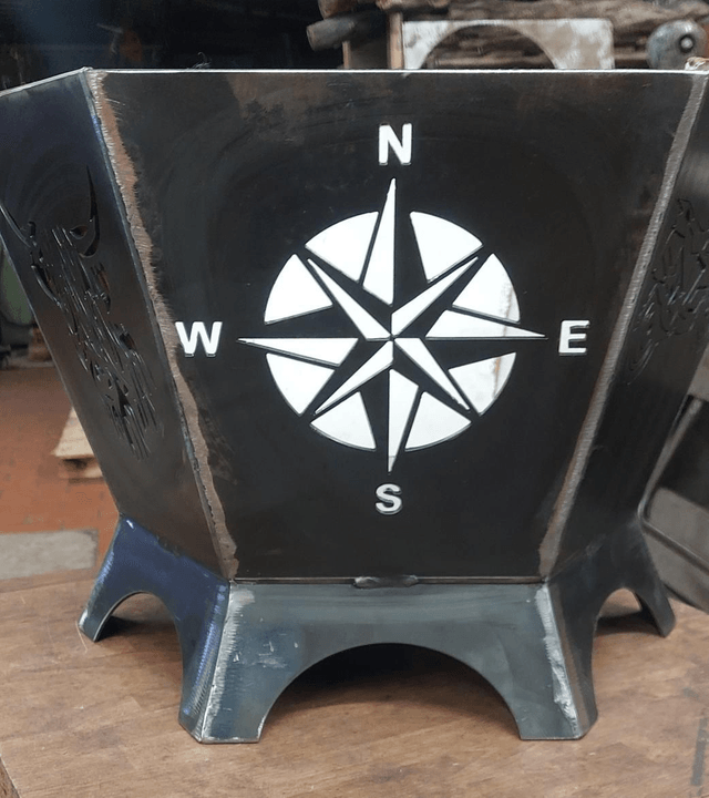 Custom Made Hexagonal Firepits