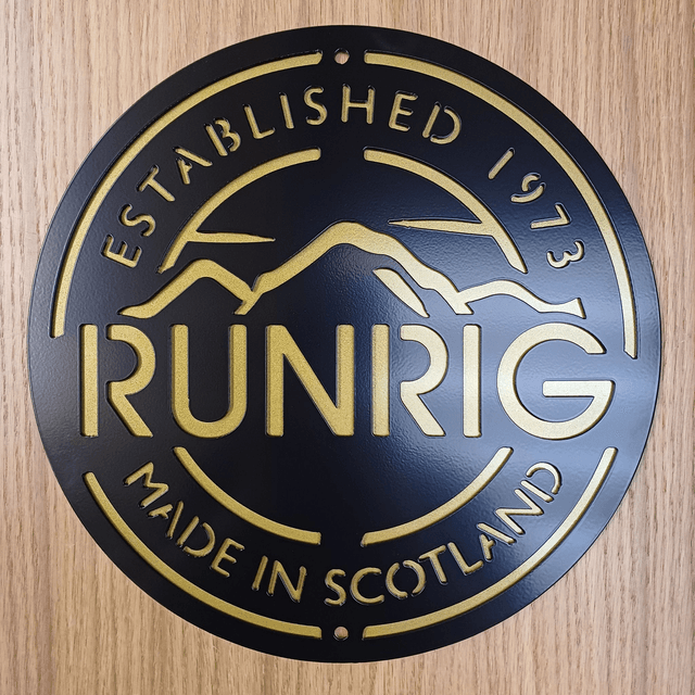 Steel Runrig Plaque