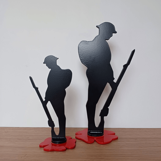 Tommy Soldier & Poppy Statue