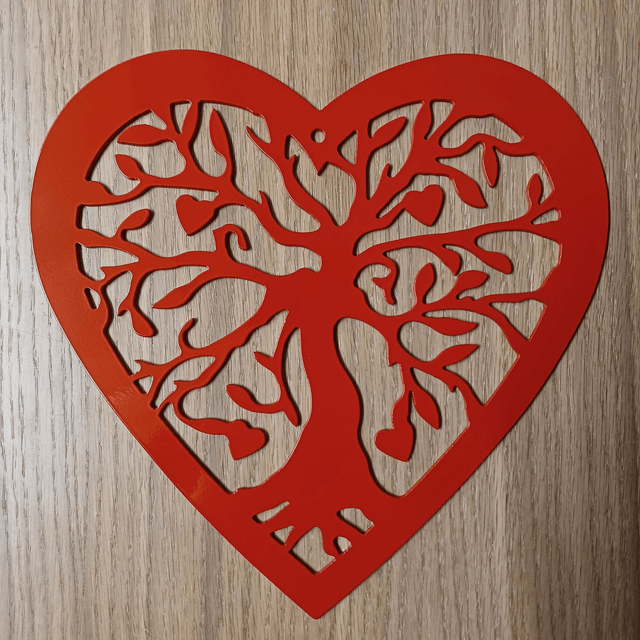 Steel Tree Heart