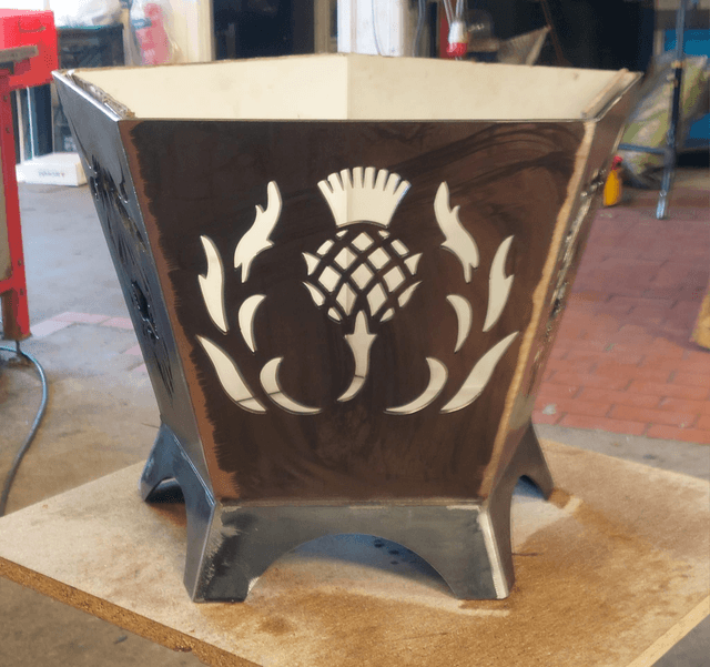 Pentagonal Scotland Firepit