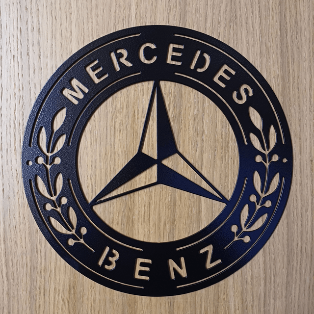 Mercedes-Benz Logo Plaque