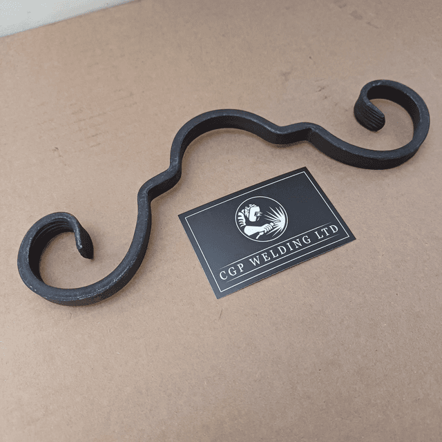 Wrought Iron Abstract Scroll