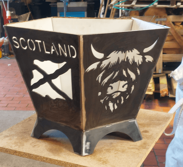 Pentagonal Scotland Firepit