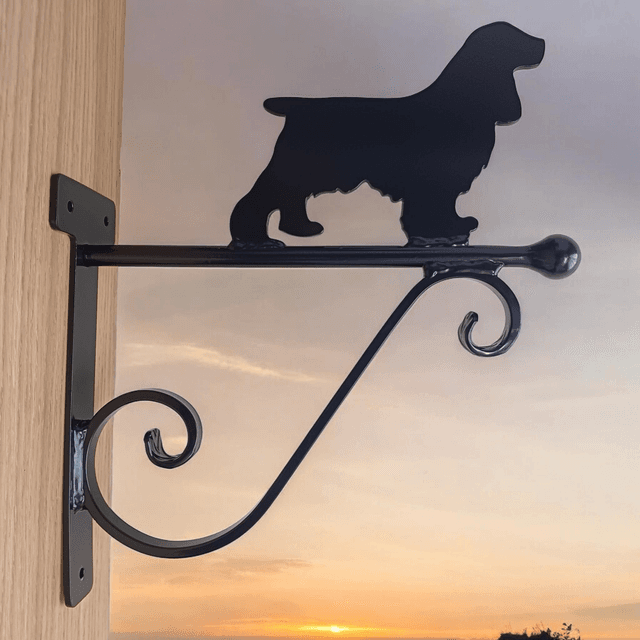 Cocker Spaniel Hanging Basket Bracket