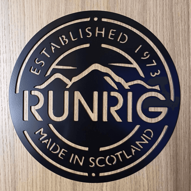 Steel Runrig Plaque