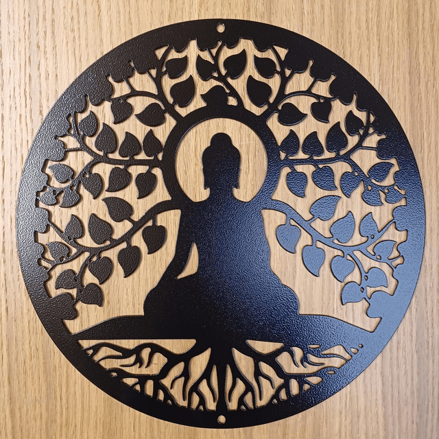 Buddha &amp; Tree of Life Plaque
