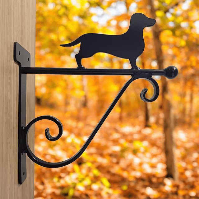 Dachshund Hanging Basket Bracket