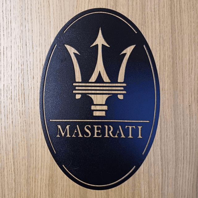 Maserati Plaque