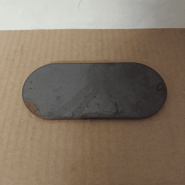 Mild Steel Laser Cut Rounded Rectangle Base Plate