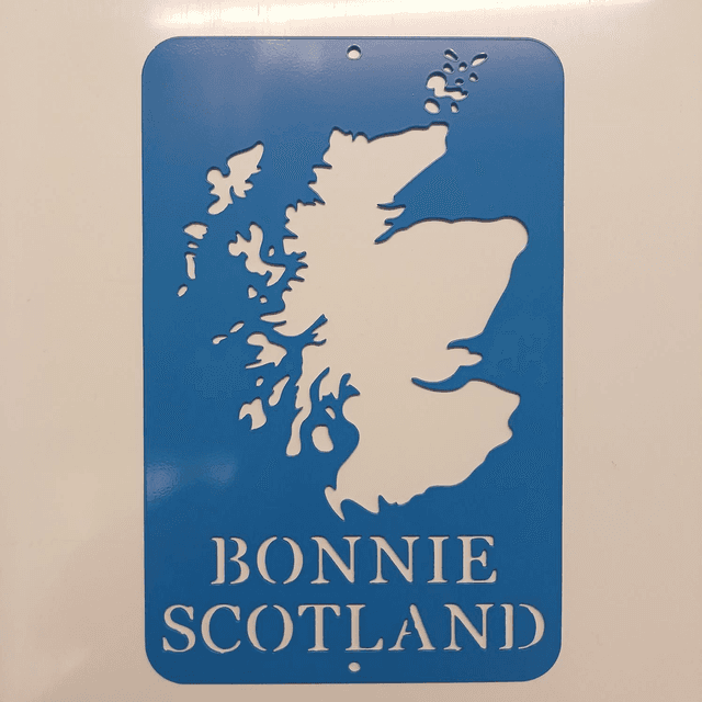 Bonnie Scotland Plaque