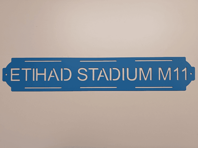Etihad Stadium M11 Sign